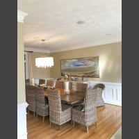 Window 96x36 framed canvas