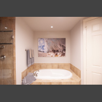 Exfoliator 60x40 aluminum - bathroom