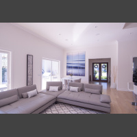 Flocean 2 - 96x66 triptych on aluminum