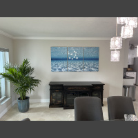 Endless - 72x36 aluminum triptych